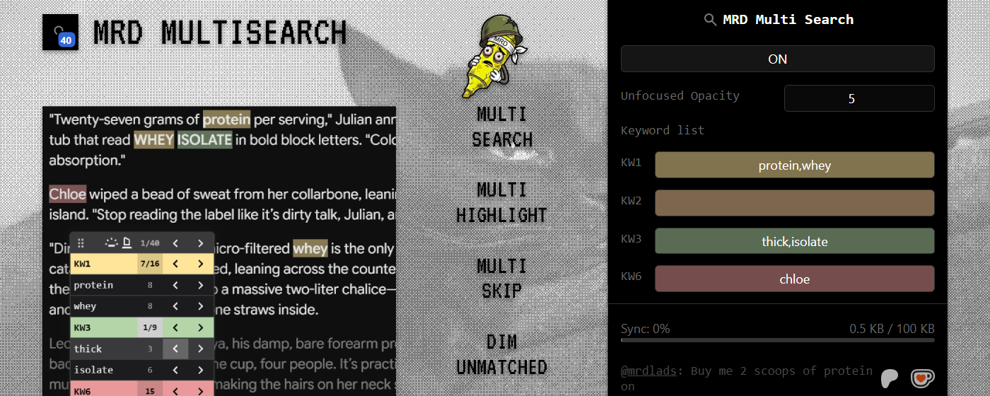 MRD Multi Search Showcase